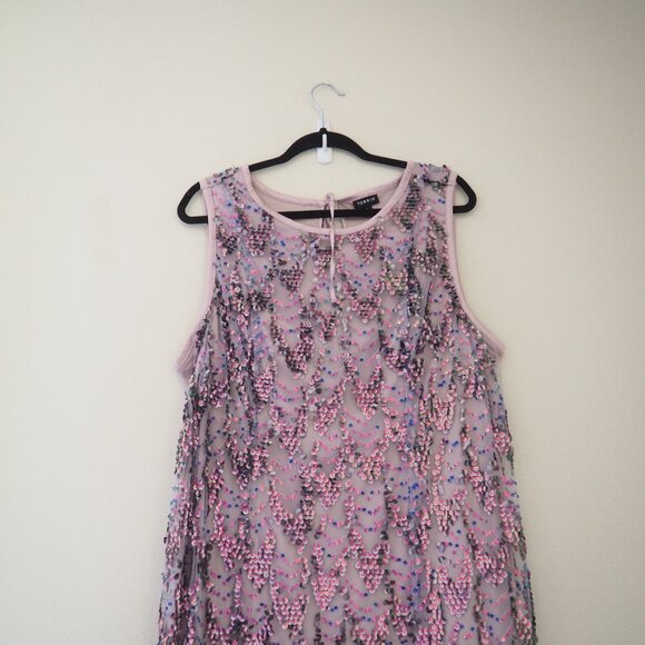 Torrid Pink and Purple Sequin Dress - Picture 6 of 11
